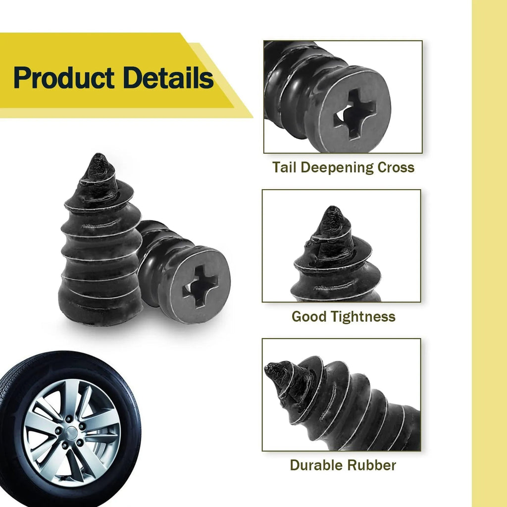 🔧 Tire Repair Rubber Nail Kit 🔩