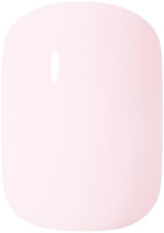 Short Round Press-On Nails - Milky Pink Blush | Salon-Quality & Reusable Fake Nails Kit with 12 Sizes