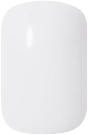 Short Round Press-On Nails - Milky Pink Blush | Salon-Quality & Reusable Fake Nails Kit with 12 Sizes