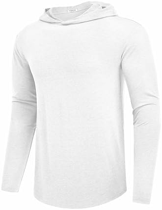 Lightweight Men's Hoodie for Golf & Gym - Quick-Dry Moisture-Wicking Pullover