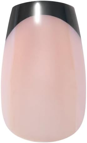 Short Round Press-On Nails - Milky Pink Blush | Salon-Quality & Reusable Fake Nails Kit with 12 Sizes