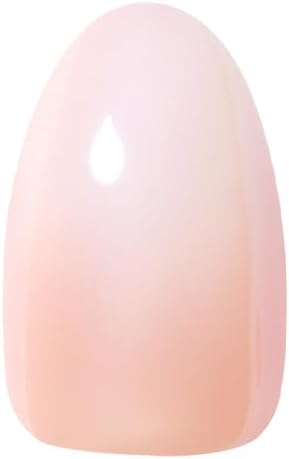 Short Round Press-On Nails - Milky Pink Blush | Salon-Quality & Reusable Fake Nails Kit with 12 Sizes