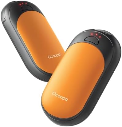 Rechargeable Magnetic Hand Warmers 2-Pack, 3 Heat Settings, Ultra Slim Portable Heater