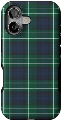 Red Houndstooth iPhone Case | Military-Grade Protection | MagSafe Compatible