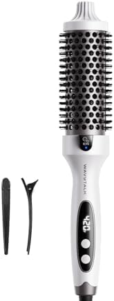 1.5 Inch Heated Round Brush for Blowout Look, Dual Voltage, Tourmaline Ceramic & Negative Ion Technology