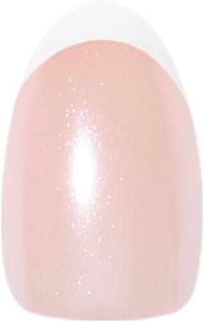 Short Round Press-On Nails - Milky Pink Blush | Salon-Quality & Reusable Fake Nails Kit with 12 Sizes