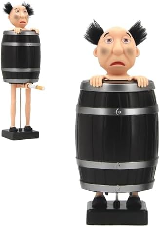 Funny Santa Cigarette Dispenser Pop Up Box, Automatic Prank Toy Gift for Men