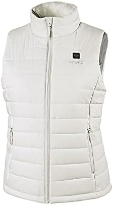 Women's Lightweight Heated Vest with USB-C Battery, Puffer Style