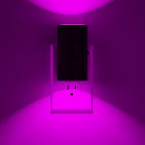 Dimmable LED Night Light with Dusk-to-Dawn Sensor, Adjustable Brightness, Soft White 3000K, 2-Pack