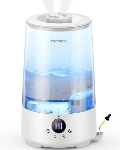 3.6L Cool Mist Humidifier with Aromatherapy & Mood Light, 34H Runtime, 23dB Quiet