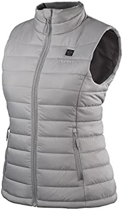 Women's Lightweight Heated Vest with USB-C Battery, Puffer Style