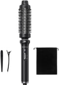 1.5 Inch Heated Round Brush with Detachable Head, Dual Voltage for Travel, Rose Gold