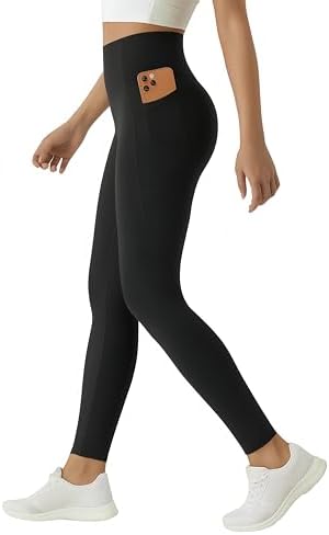 High Waisted Leggings with Pocket - Tummy Control, Butt Lifting, Squat Proof Yoga Pants