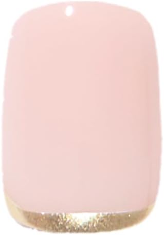 Short Round Press-On Nails - Milky Pink Blush | Salon-Quality & Reusable Fake Nails Kit with 12 Sizes