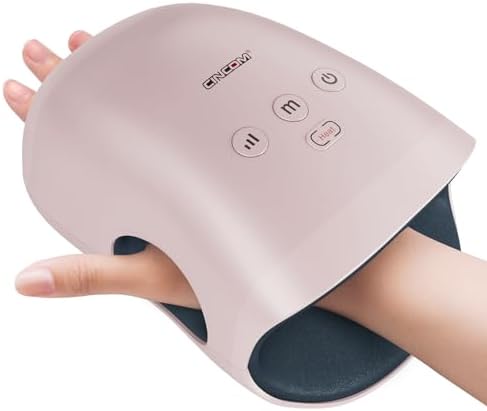 Cordless Hand Massager with Heat & Compression for Arthritis and Carpal Tunnel Relief