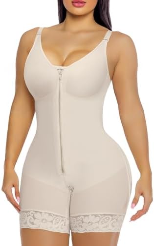 Postpartum Full Body Shapewear with Tummy Control, Butt Lifter & Zipper Crotch