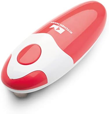 Automatic Electric Can Opener: One-Touch Operation, Smooth Edge, Battery Powered