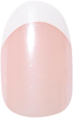 Short Round Press-On Nails - Milky Pink Blush | Salon-Quality & Reusable Fake Nails Kit with 12 Sizes