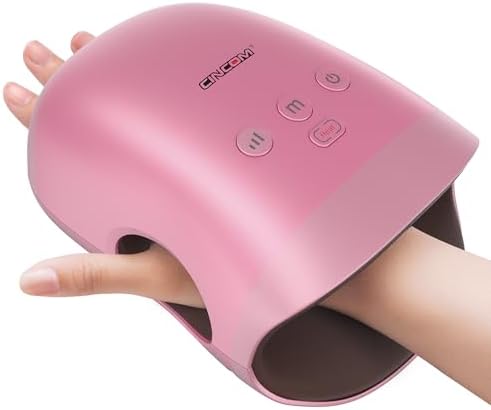 Cordless Hand Massager with Heat & Compression for Arthritis and Carpal Tunnel Relief