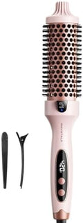 1.5 Inch Heated Round Brush for Blowout Look, Dual Voltage, Tourmaline Ceramic & Negative Ion Technology