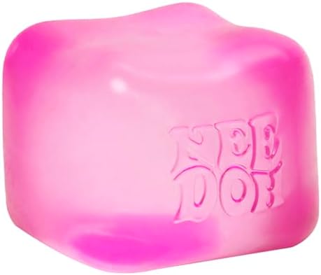 Sensory Squeeze Cube Toy for Stress Relief & Focus - Super Solid Squish