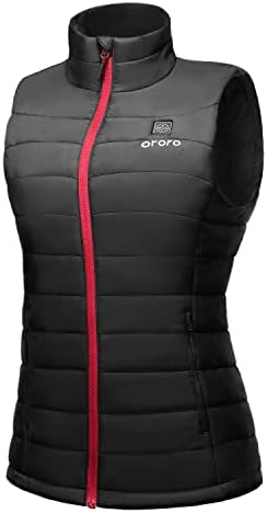 Women's Lightweight Heated Vest with USB-C Battery, Puffer Style