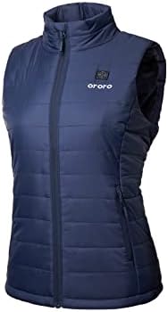 Women's Lightweight Heated Vest with USB-C Battery, Puffer Style