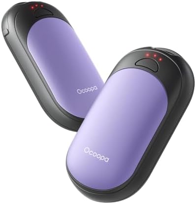Rechargeable Magnetic Hand Warmers 2-Pack, 3 Heat Settings, Ultra Slim Portable Heater