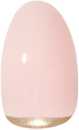 Short Round Press-On Nails - Milky Pink Blush | Salon-Quality & Reusable Fake Nails Kit with 12 Sizes