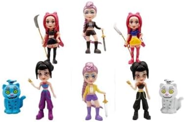 11.5'' Articulated Girl Group Doll Set with Movie-Accurate Outfits, Premium Collectible Action Figures