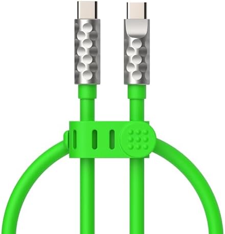 4-in-1 Universal USB Charging Cable with Carrying Case – 240W Max Fast Charger Cord, USB-A, Dual USB-C & Lightning