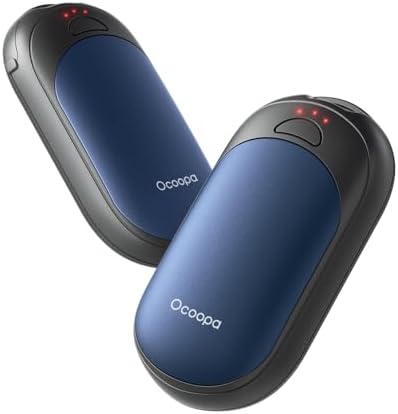 Rechargeable Magnetic Hand Warmers 2-Pack, 3 Heat Settings, Ultra Slim Portable Heater