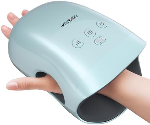 Cordless Hand Massager with Heat & Compression for Arthritis and Carpal Tunnel Relief