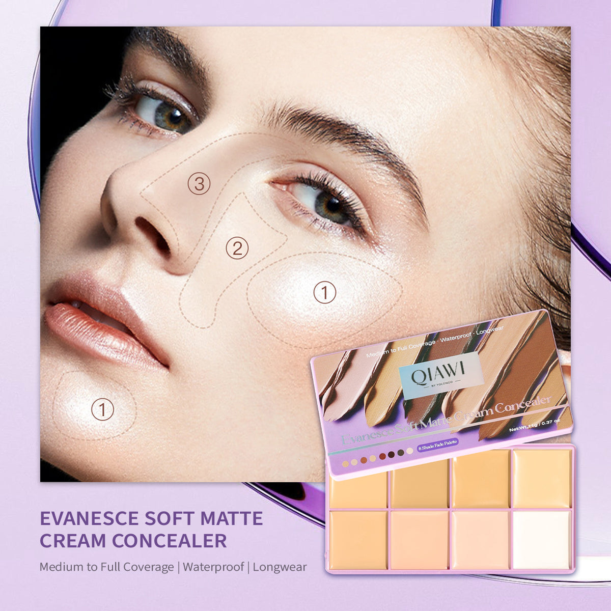 🔥New Year Sale: 70% OFF💎Instant Flawless Coverage Concealer Medium to Full Coverage | Waterproof | Long-wearing One-Tap Smoothing for Picture-Perfect Skin
