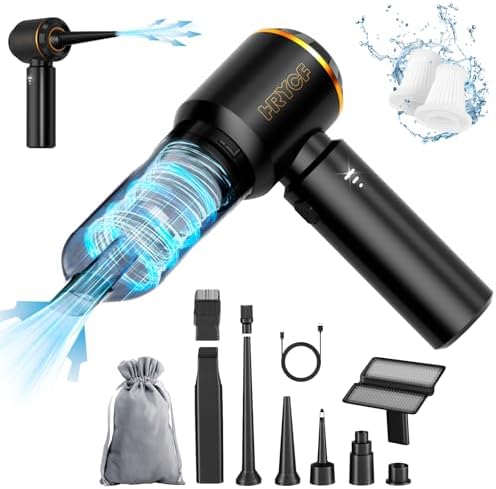 4-in-1 Handheld Vacuum with 20000PA Suction, Wireless Portable Car Cleaner & Air Blower