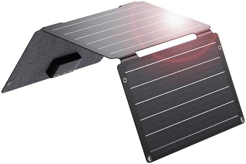 28W Solar Panel Charger with Triple USB Ports, Portable Solar Charger for Outdoor & Emergency Use