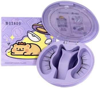 Soft Magnetic Eyelashes Kit with Applicator, Glue-Free Reusable Wispy Lashes, Waterproof & Lightweight