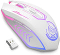 Rechargeable Wireless Gaming Mouse with 12000 DPI, 7 Programmable Buttons & RGB Lighting