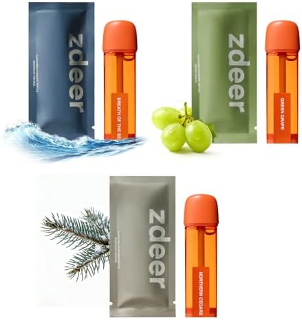 Smart Electric Oral Spray - Probiotic Mouth Spray for Fresh Breath, Alcohol-Free, Rechargeable, Travel Size with 3 Flavor Cartridges