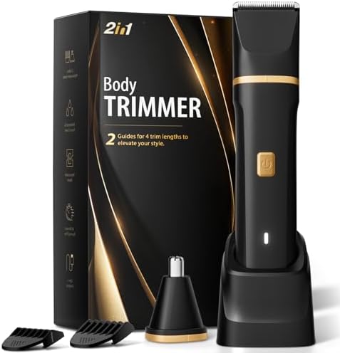 Painless Electric Bikini Trimmer for Women - Waterproof Cordless Shaver with Ceramic Blades & USB Charging