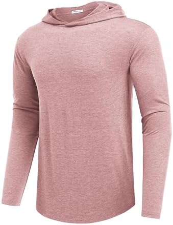 Lightweight Men's Hoodie for Golf & Gym - Quick-Dry Moisture-Wicking Pullover