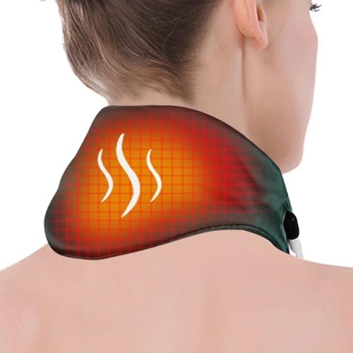Heated Neck Wrap with Adjustable Temperature & Timer, USB-Powered for Pain Relief & Relaxation