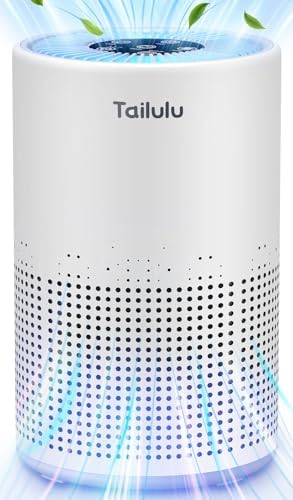 H13 True HEPA Air Purifier for 1200 Sq Ft Rooms with 12dB Sleep Mode & Timer
