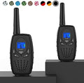 M880 Blue 2-Pack Walkie Talkies with 5-Mile Range & 2662 Channel Options