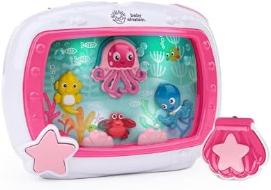 Sea Dreams Soother Musical Crib Toy and Sound Machine for Newborns
