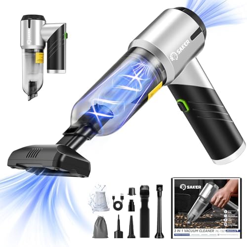 17000PA Cordless Handheld Car Vacuum Cleaner - 3-in-1 Portable Foldable with Brushless Motor