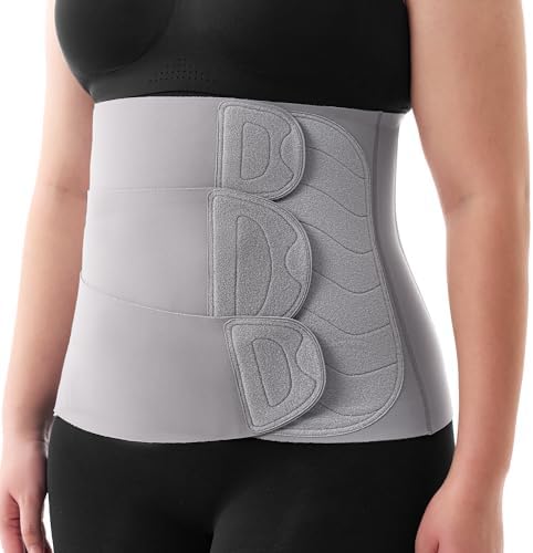 Postpartum Belly Band for Natural and C-Section Recovery with 3D Abdomen Lifting & Back Support