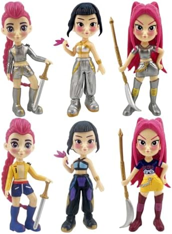 11.5'' Articulated Girl Group Doll Set with Movie-Accurate Outfits, Premium Collectible Action Figures
