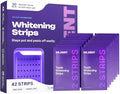 42-Count Purple Teeth Whitening Strips - 8x Brighter Smile, Enamel Safe, Non-Sensitive