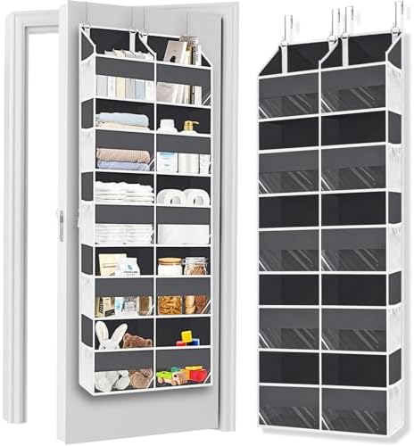 5-Tier Over the Door Organizer with 10 Compartments, 80lbs Capacity Extra Large Storage